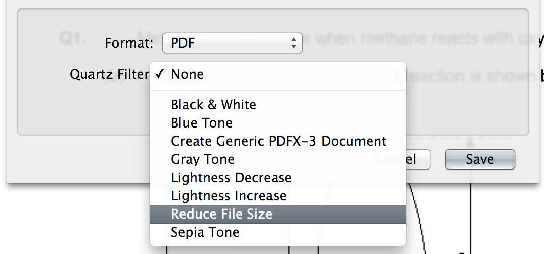 mac preview reduce pdf size